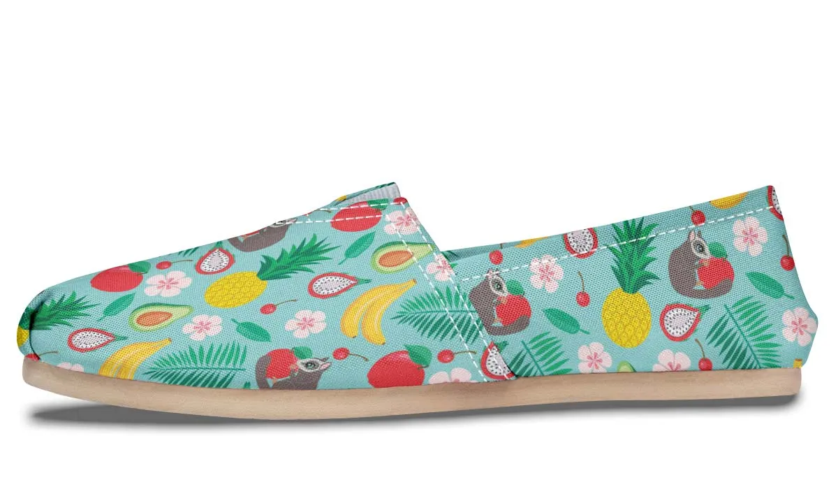 Sugar Glider Pattern Casual Shoes