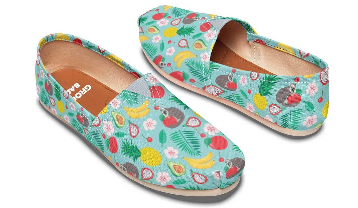 Sugar Glider Pattern Casual Shoes