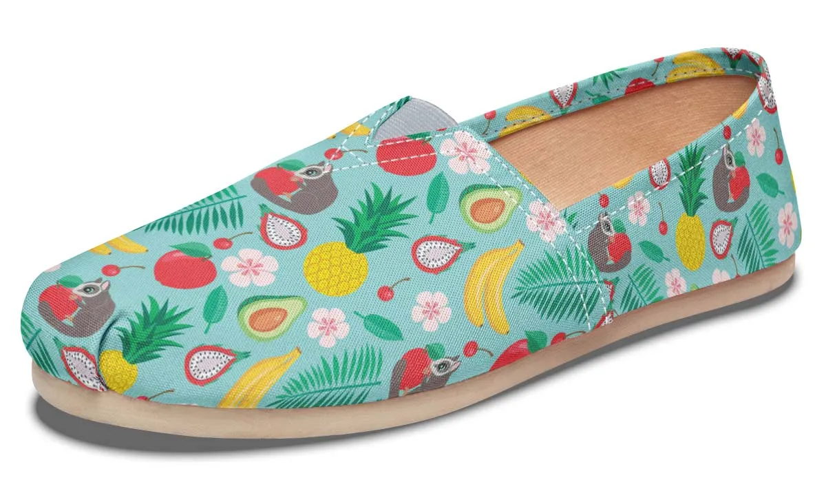 Sugar Glider Pattern Casual Shoes