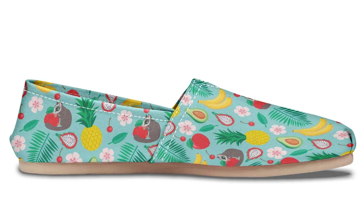Sugar Glider Pattern Casual Shoes
