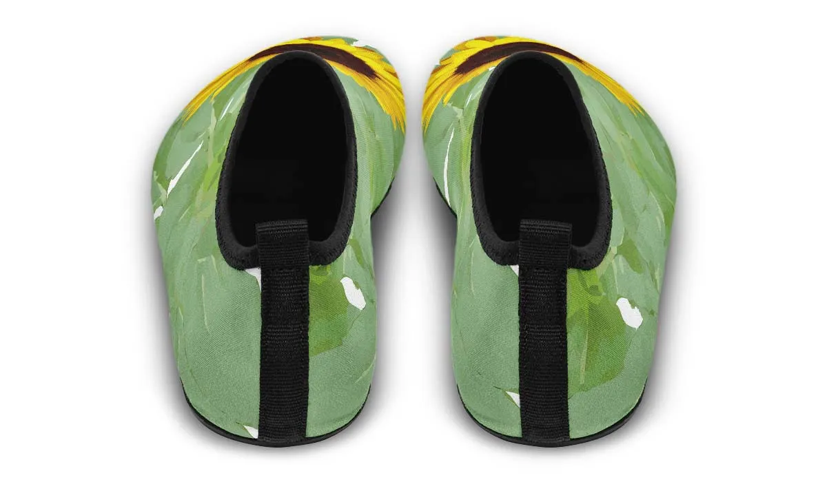 Sunflower Garden Aqua Barefoot Shoes