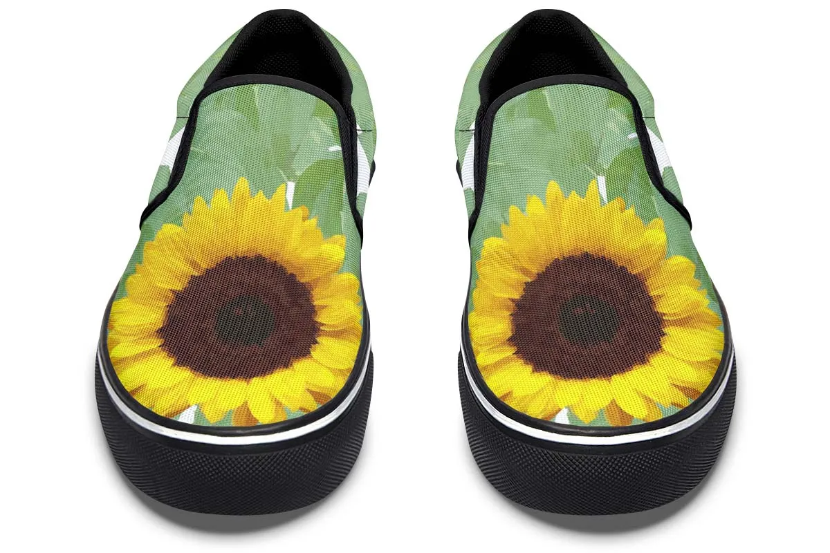 Sunflower Garden Slip-On Shoes