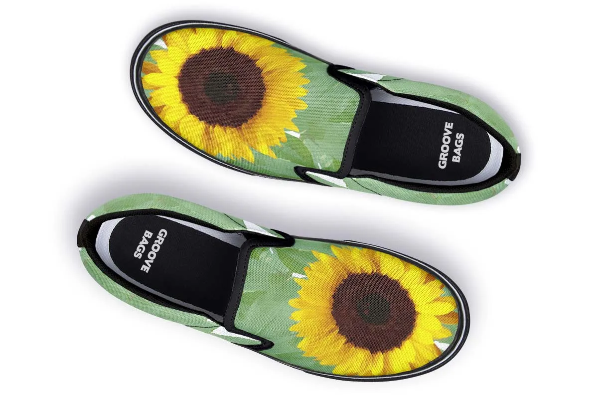 Sunflower Garden Slip-On Shoes
