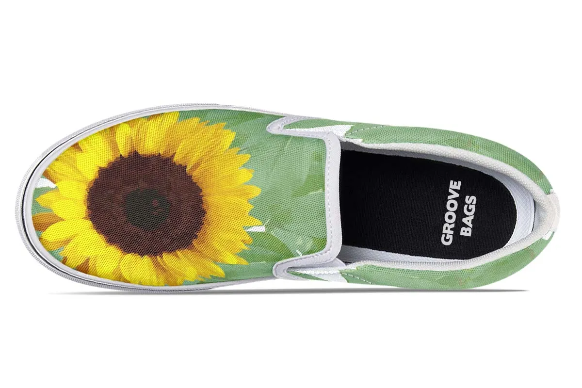 Sunflower Garden Slip-On Shoes