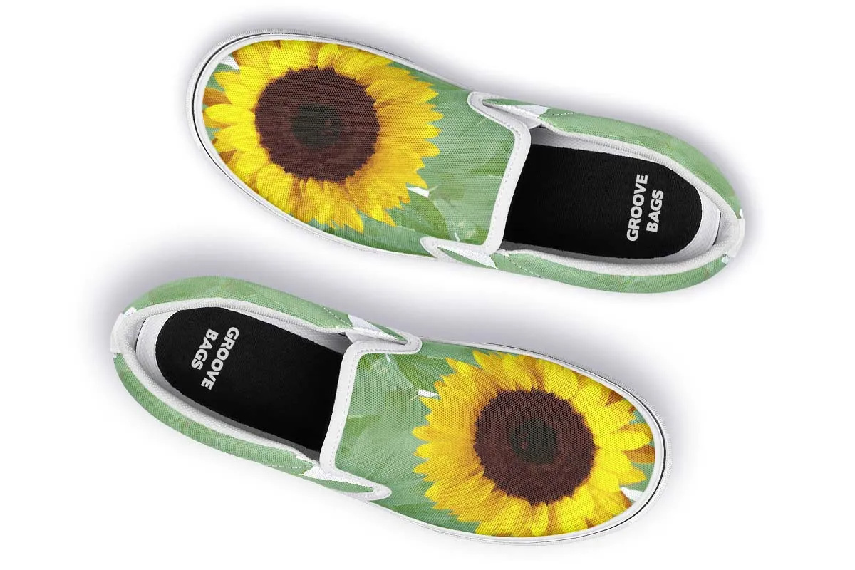 Sunflower Garden Slip-On Shoes