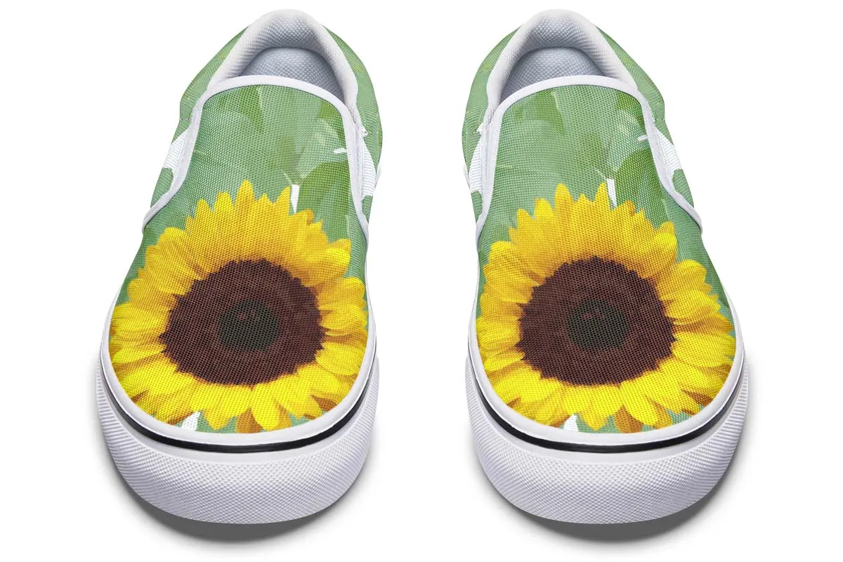 Sunflower Garden Slip-On Shoes