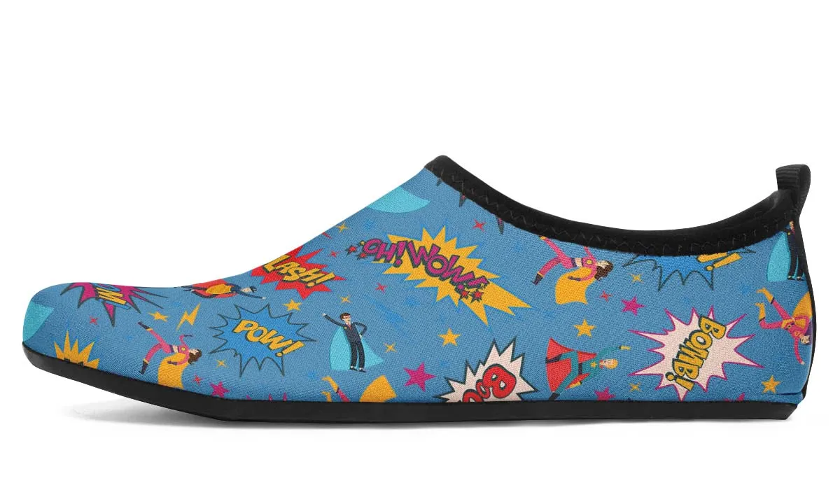 Superhero Occupation Aqua Barefoot Shoes