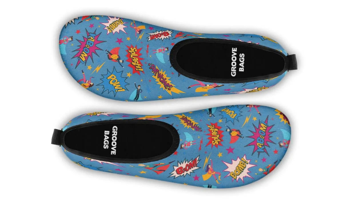 Superhero Occupation Aqua Barefoot Shoes