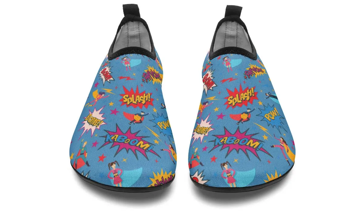 Superhero Occupation Aqua Barefoot Shoes