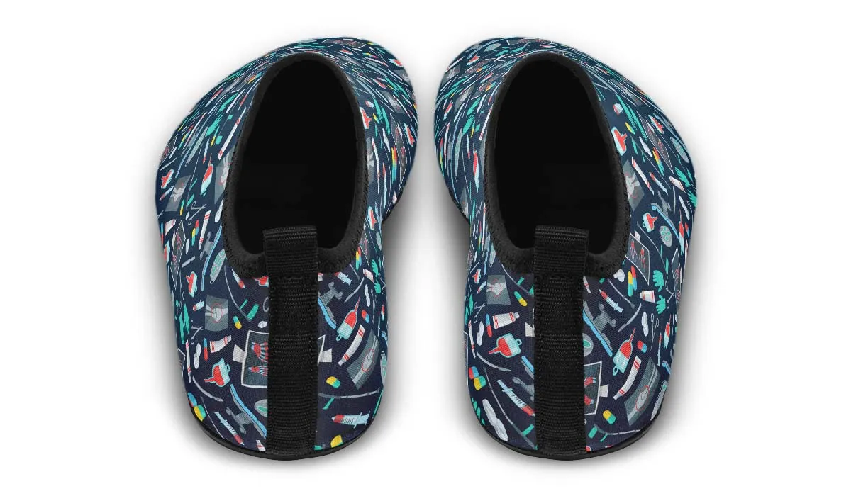 Surgeon Pattern Aqua Barefoot Shoes