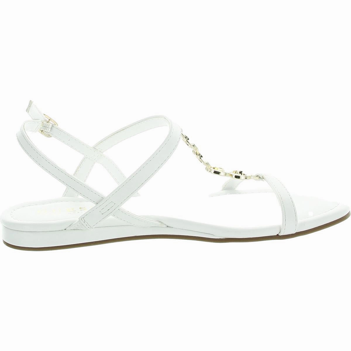 TACKS Womens Cushioned Footbed Man Made Flatform Sandals