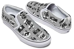 Tattoo Camera Photography Slip-On Shoes