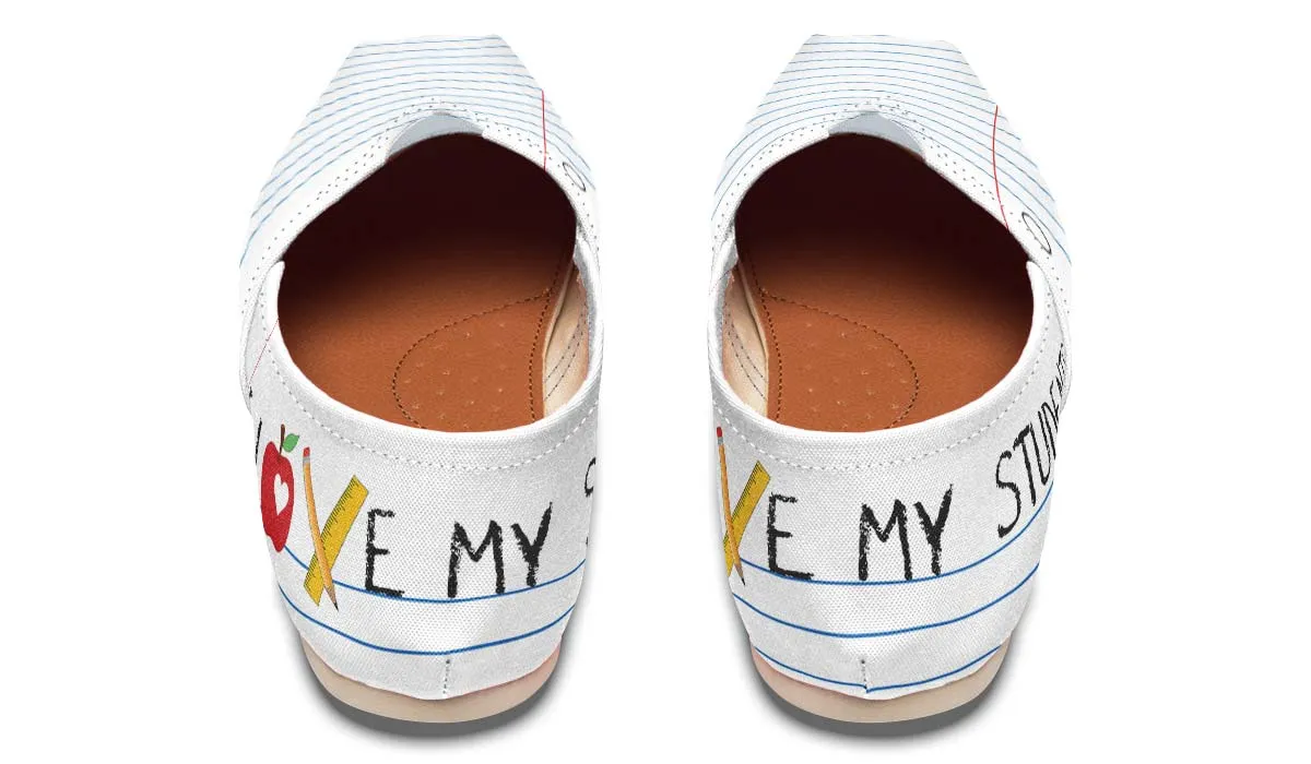 Teacher Appreciation Casual Shoes