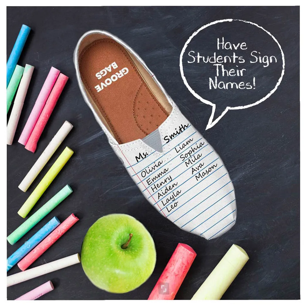 Teacher Appreciation Casual Shoes