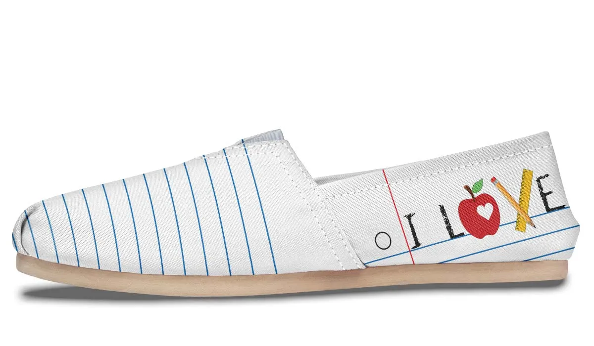 Teacher Appreciation Casual Shoes