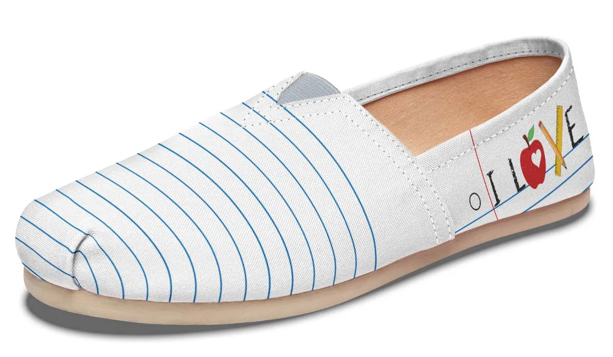 Teacher Appreciation Casual Shoes