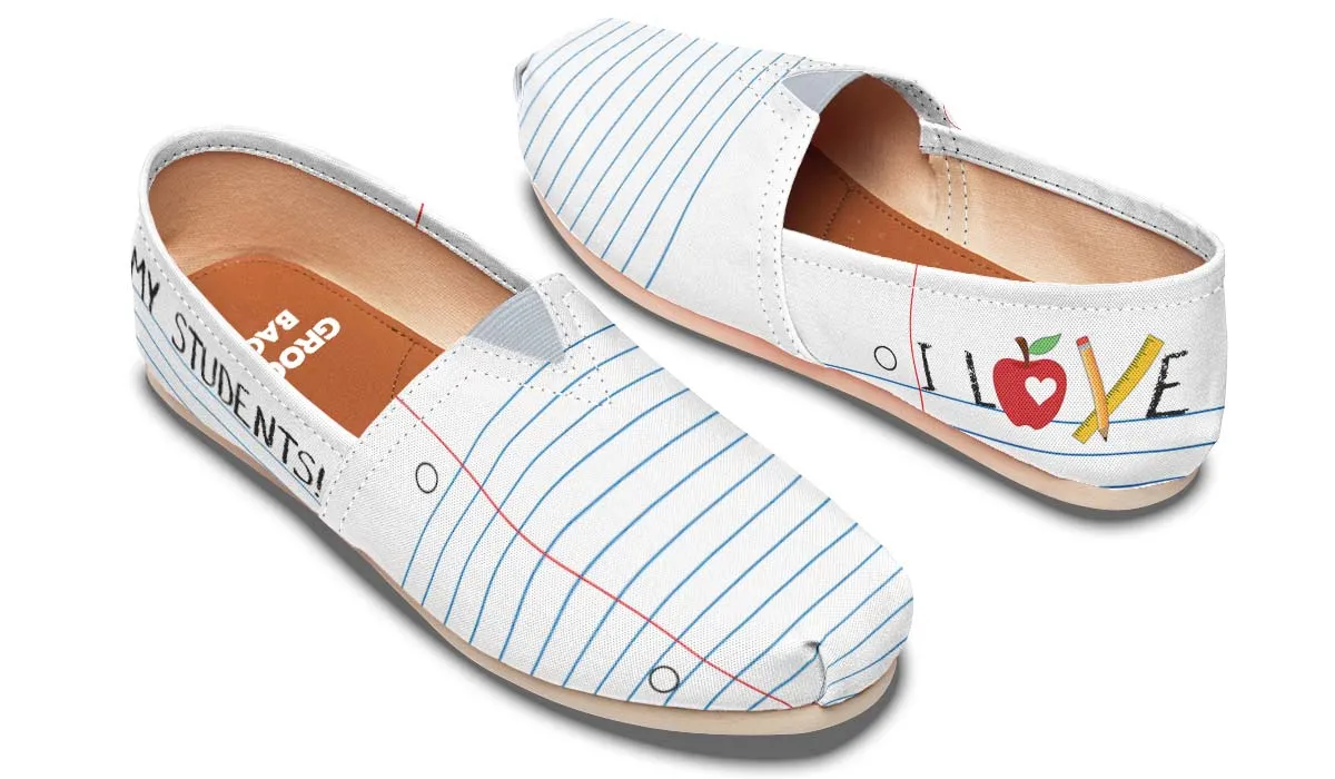 Teacher Appreciation Casual Shoes