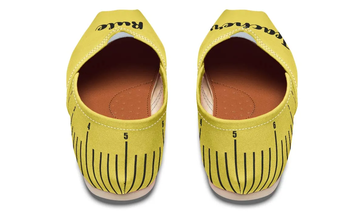 Teachers Rule Yellow Casual Shoes