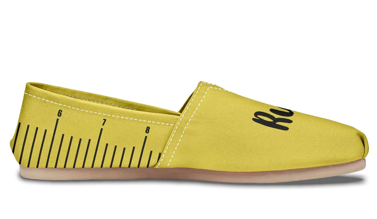 Teachers Rule Yellow Casual Shoes