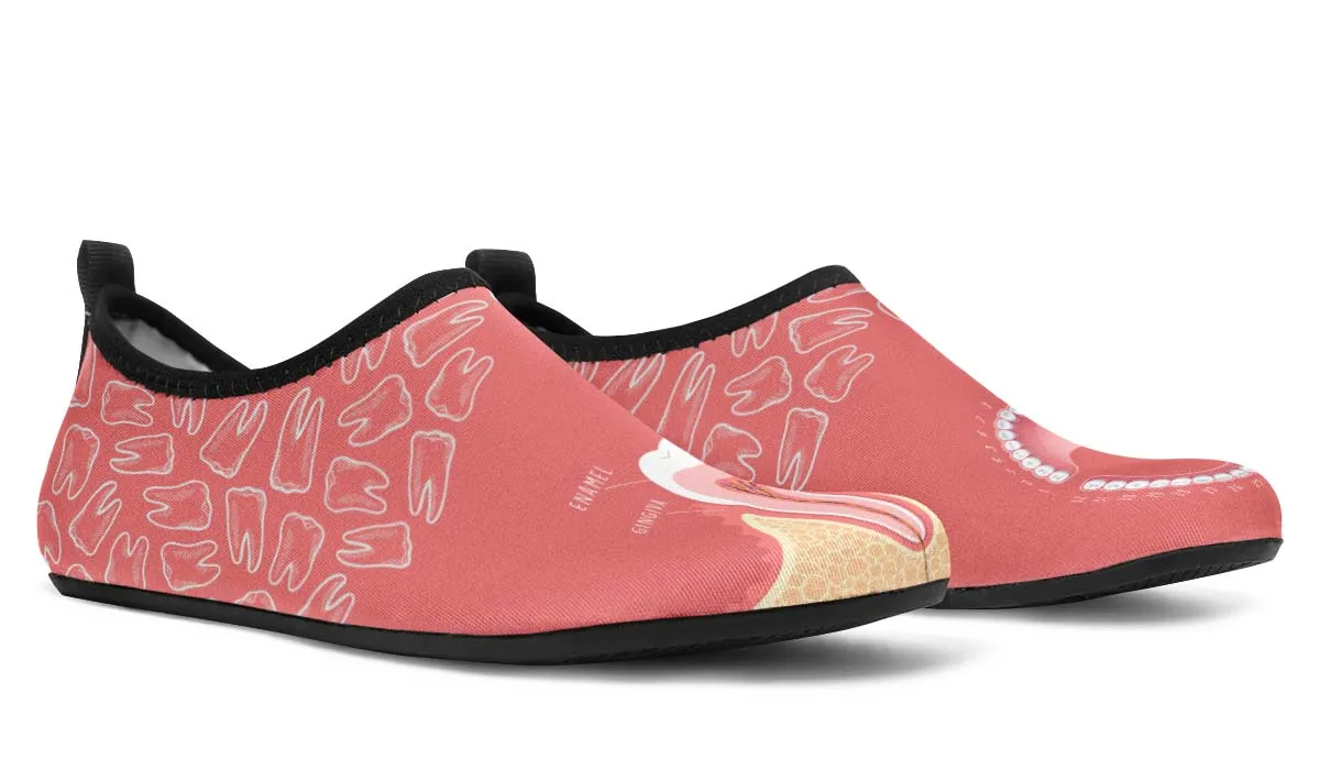 Teeth Anatomy Aqua Barefoot Shoes