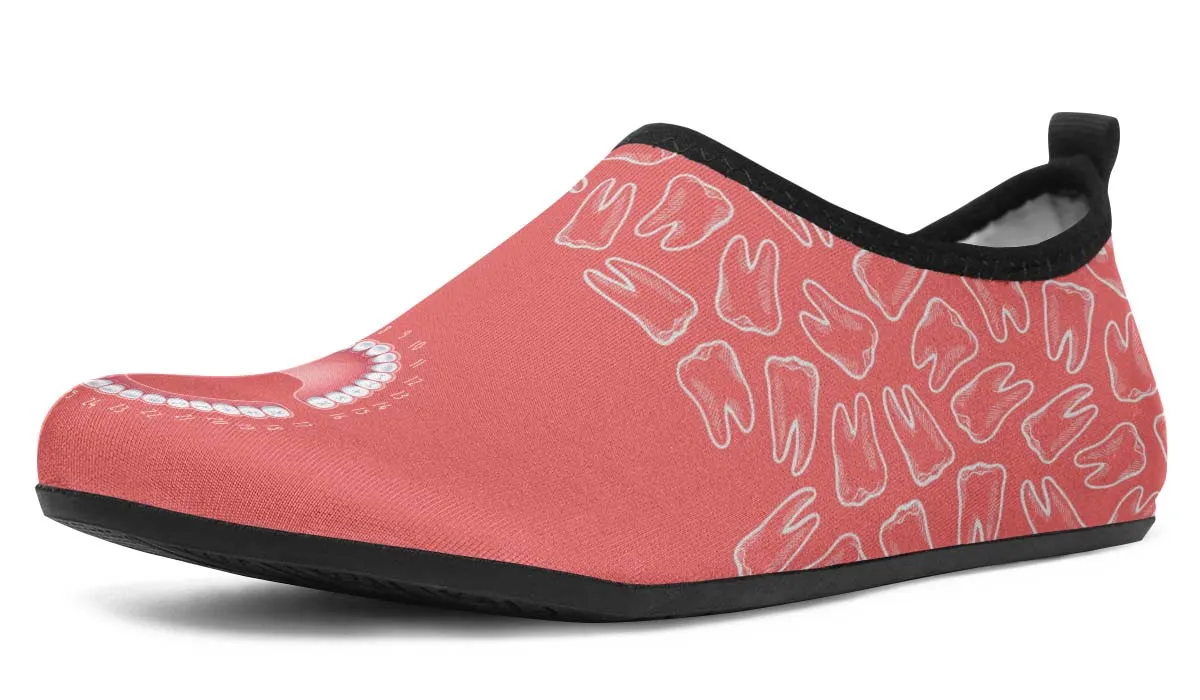 Teeth Anatomy Aqua Barefoot Shoes