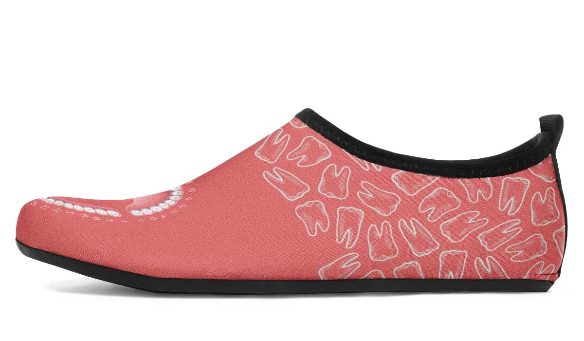 Teeth Anatomy Aqua Barefoot Shoes