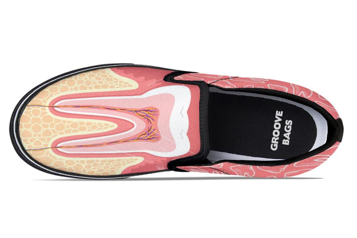 Teeth Anatomy Slip-On Shoes
