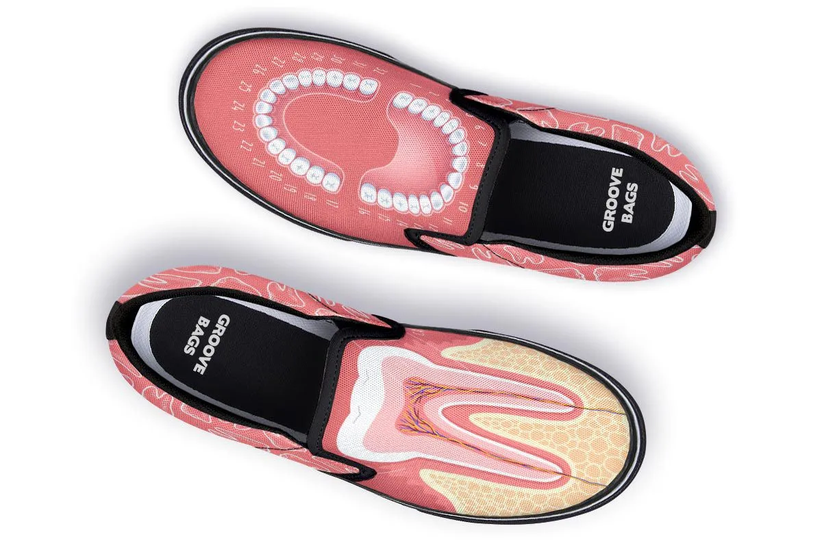 Teeth Anatomy Slip-On Shoes