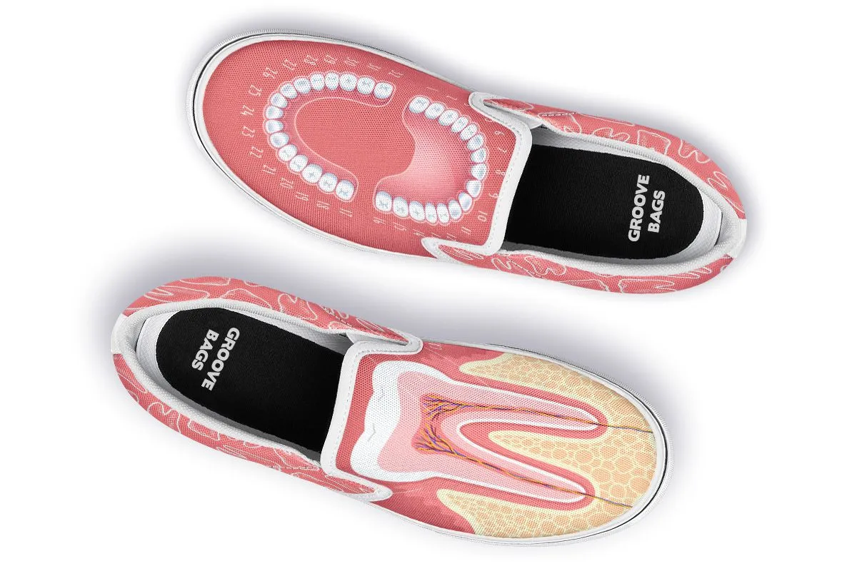 Teeth Anatomy Slip-On Shoes