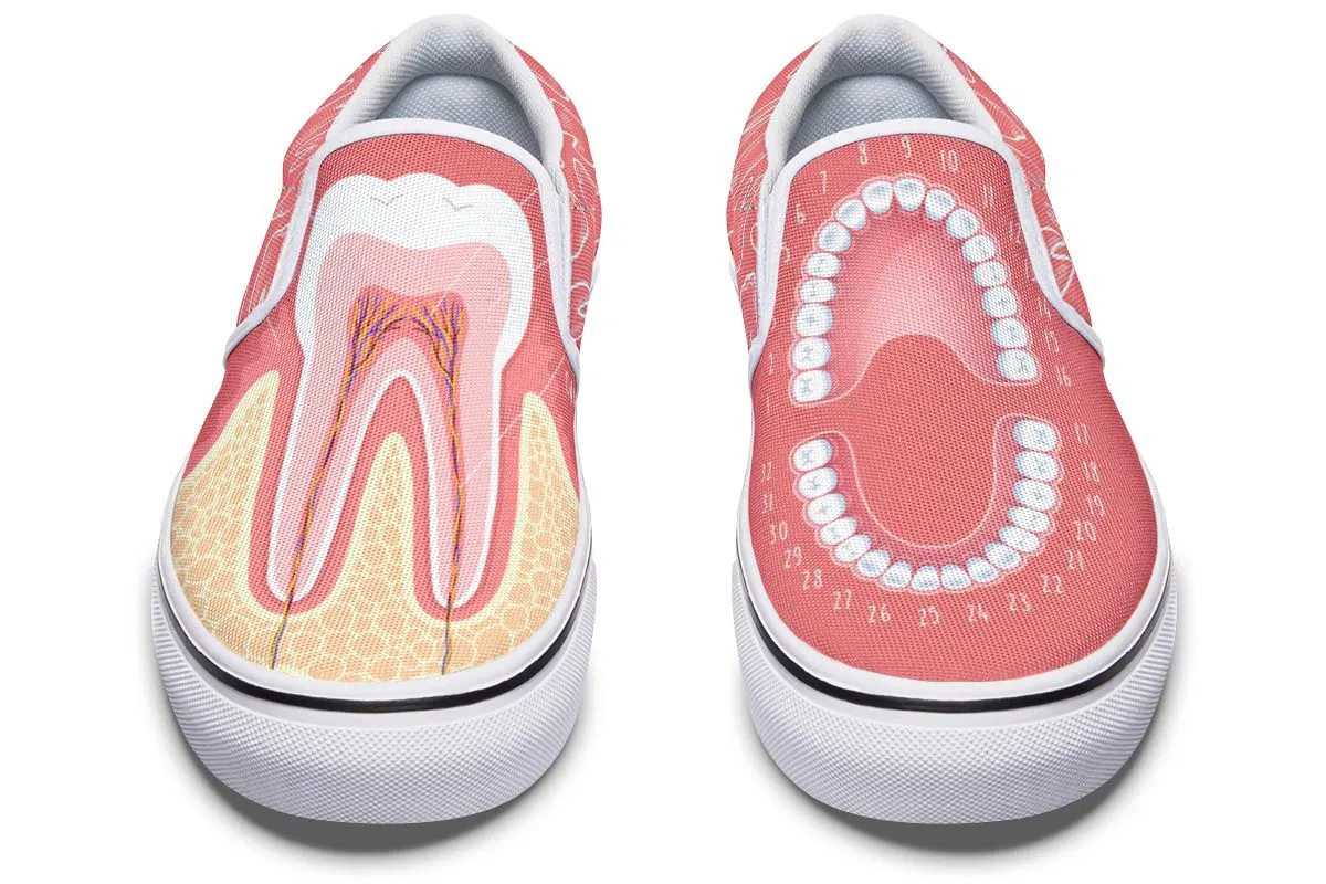 Teeth Anatomy Slip-On Shoes
