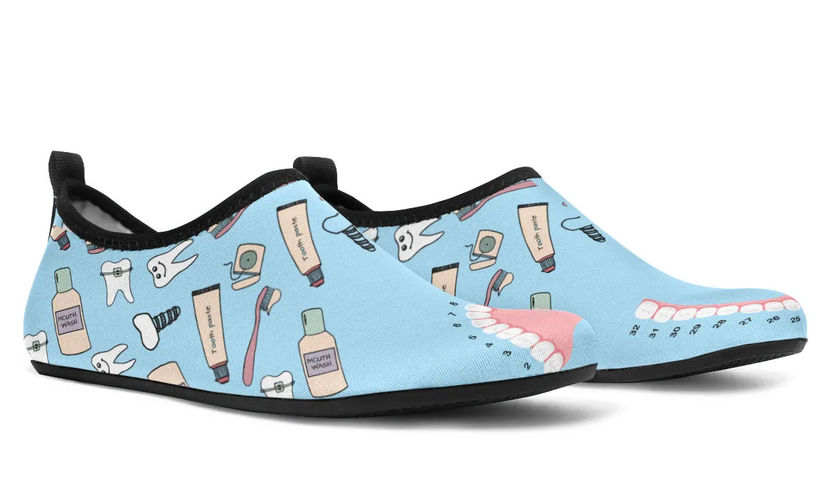 Teeth Chart Aqua Barefoot Shoes