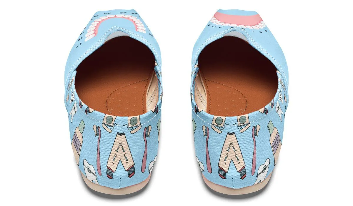 Teeth Chart Casual Shoes