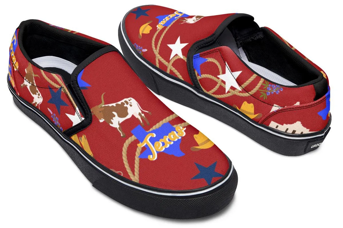 Texas State Slip-On Shoes