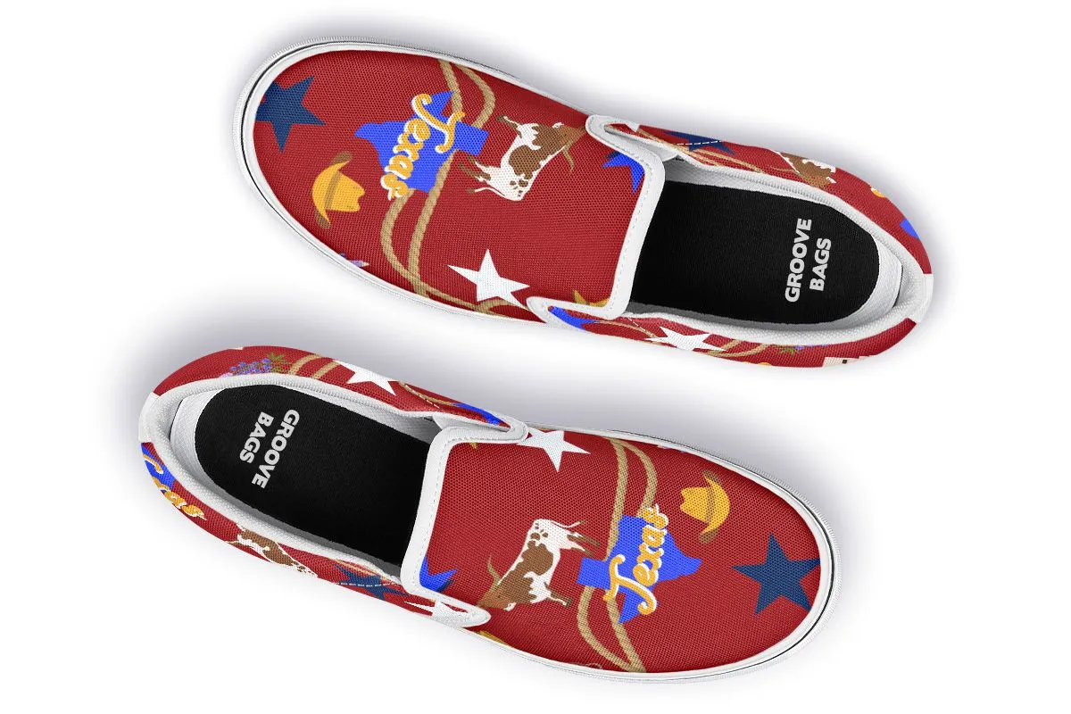 Texas State Slip-On Shoes
