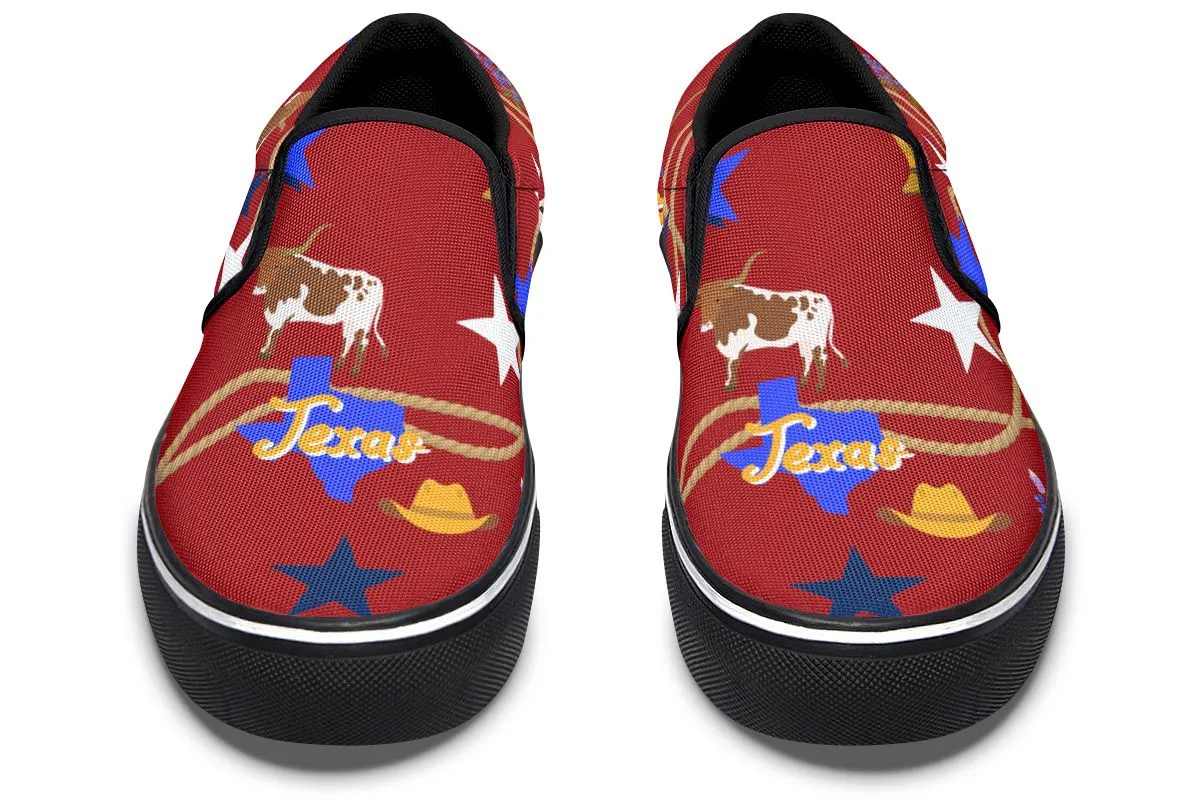 Texas State Slip-On Shoes