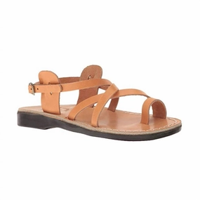 The Good Shepherd Buckle Sandal In Tan