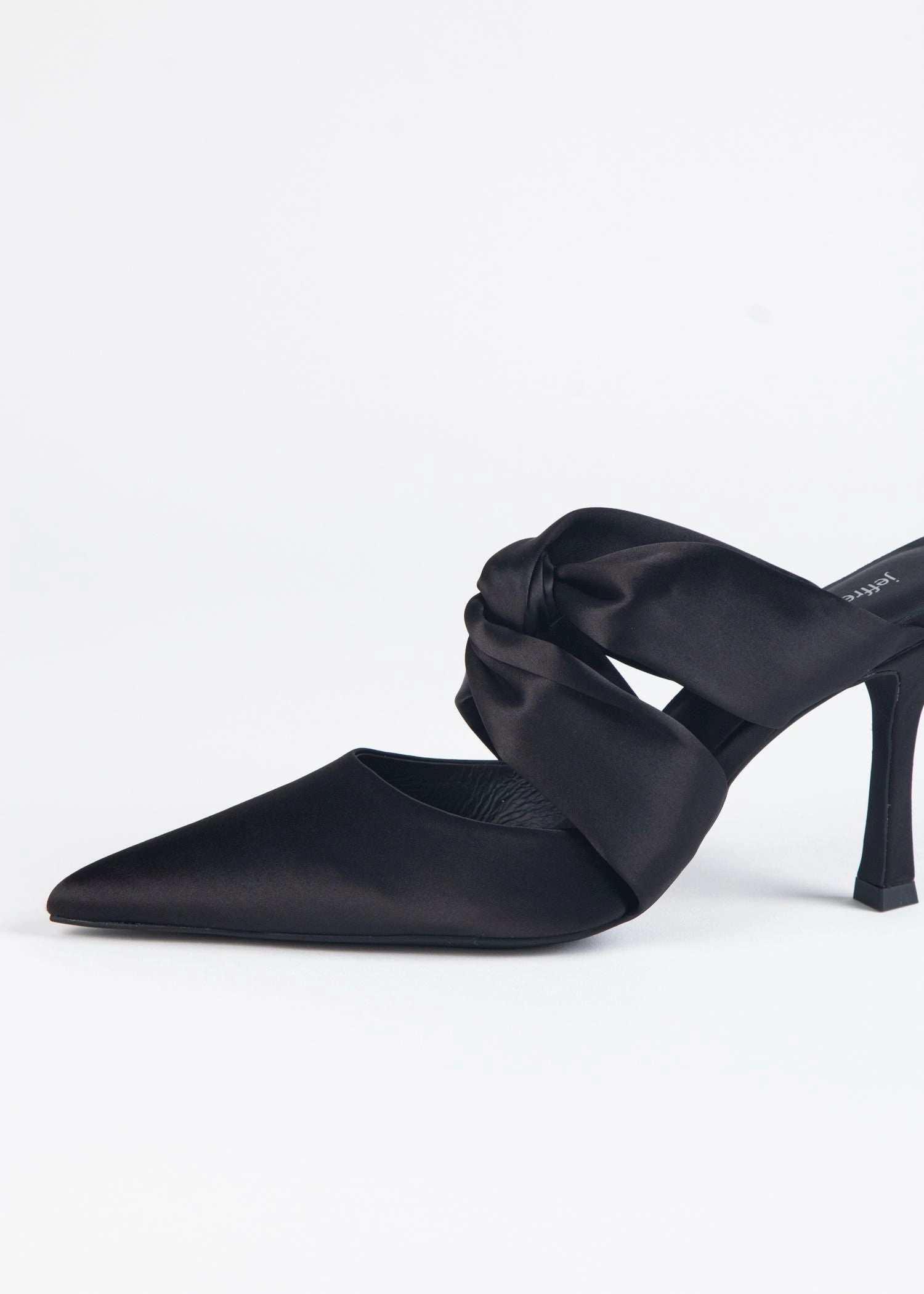 Tied Up Satin Heel