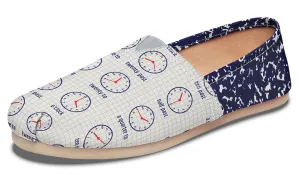 Time Composition Notebook Casual Shoes