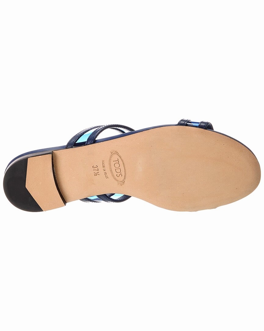 TODs Leather & Vinyl Sandal