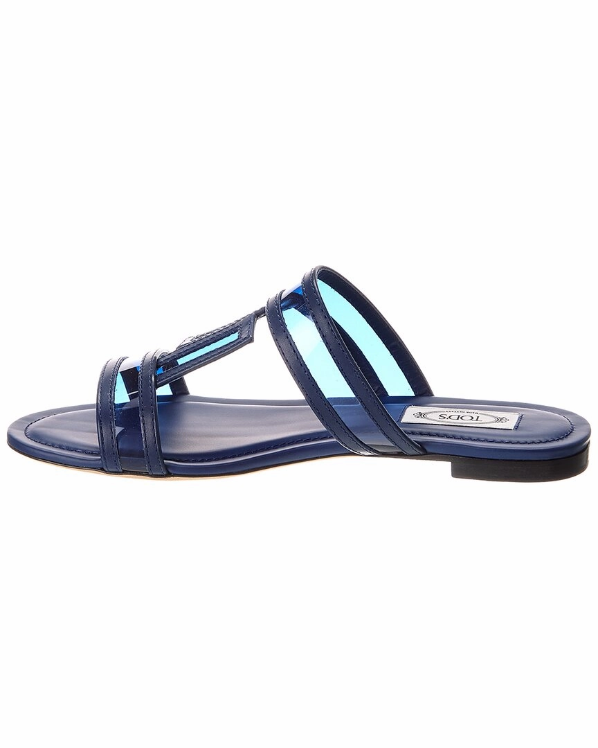 TODs Leather & Vinyl Sandal