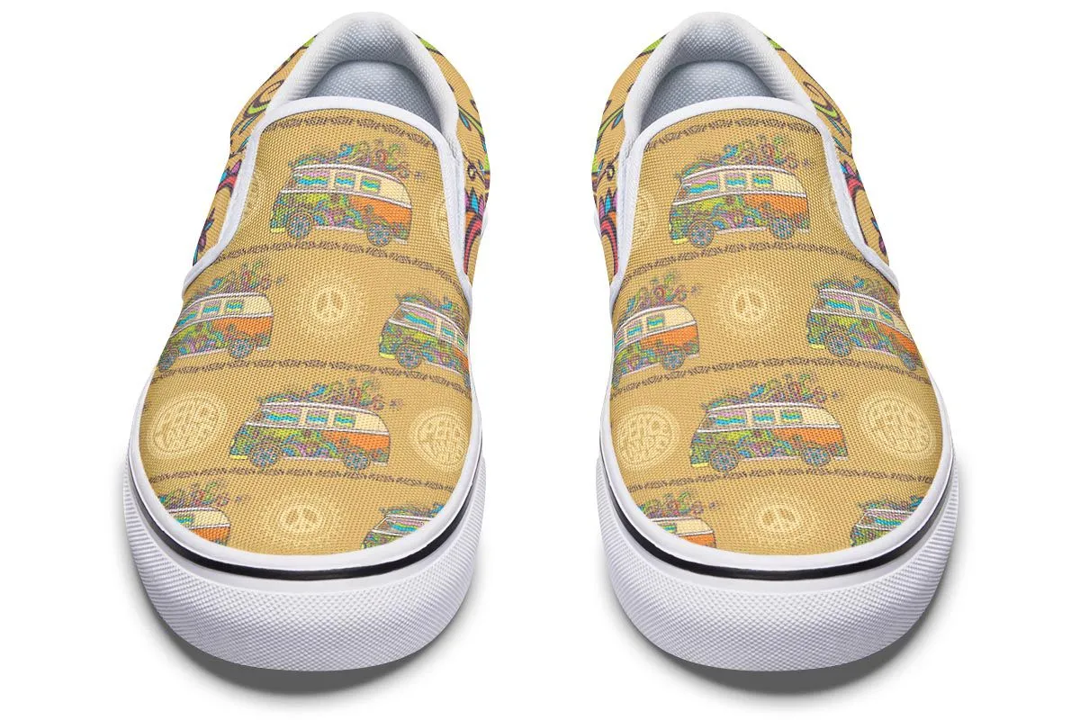 Tribal Hippie Slip-On Shoes