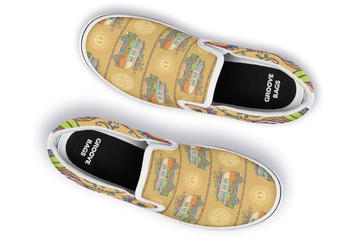 Tribal Hippie Slip-On Shoes