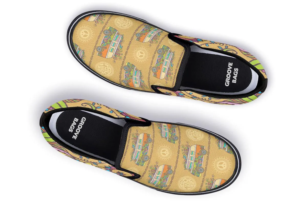 Tribal Hippie Slip-On Shoes