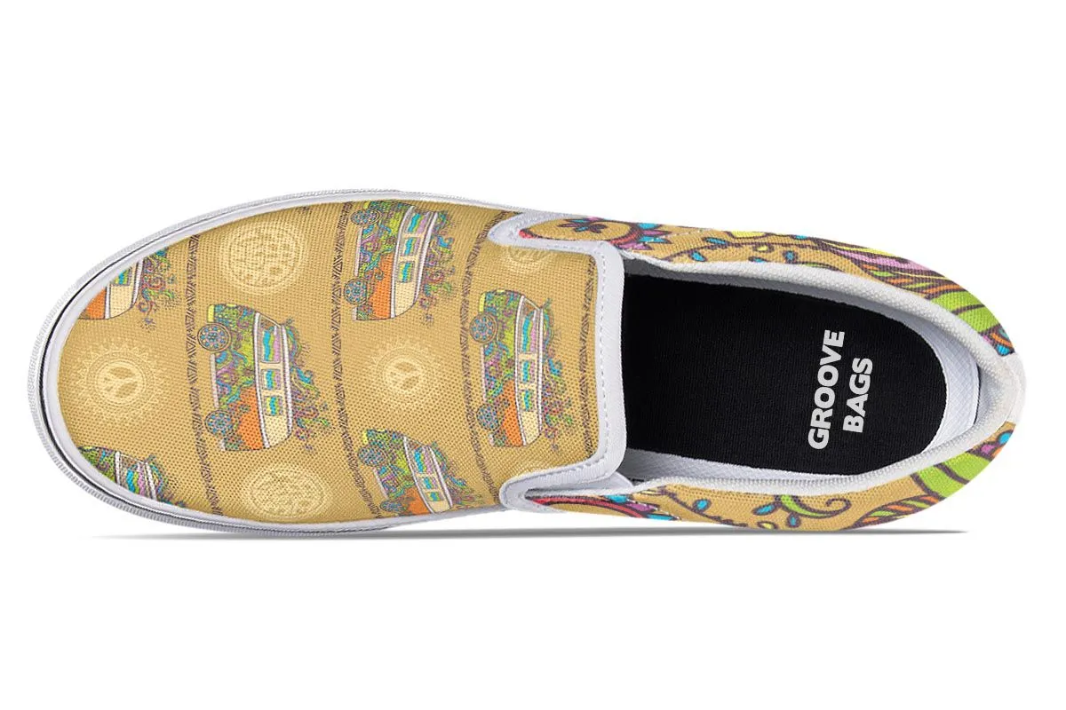 Tribal Hippie Slip-On Shoes