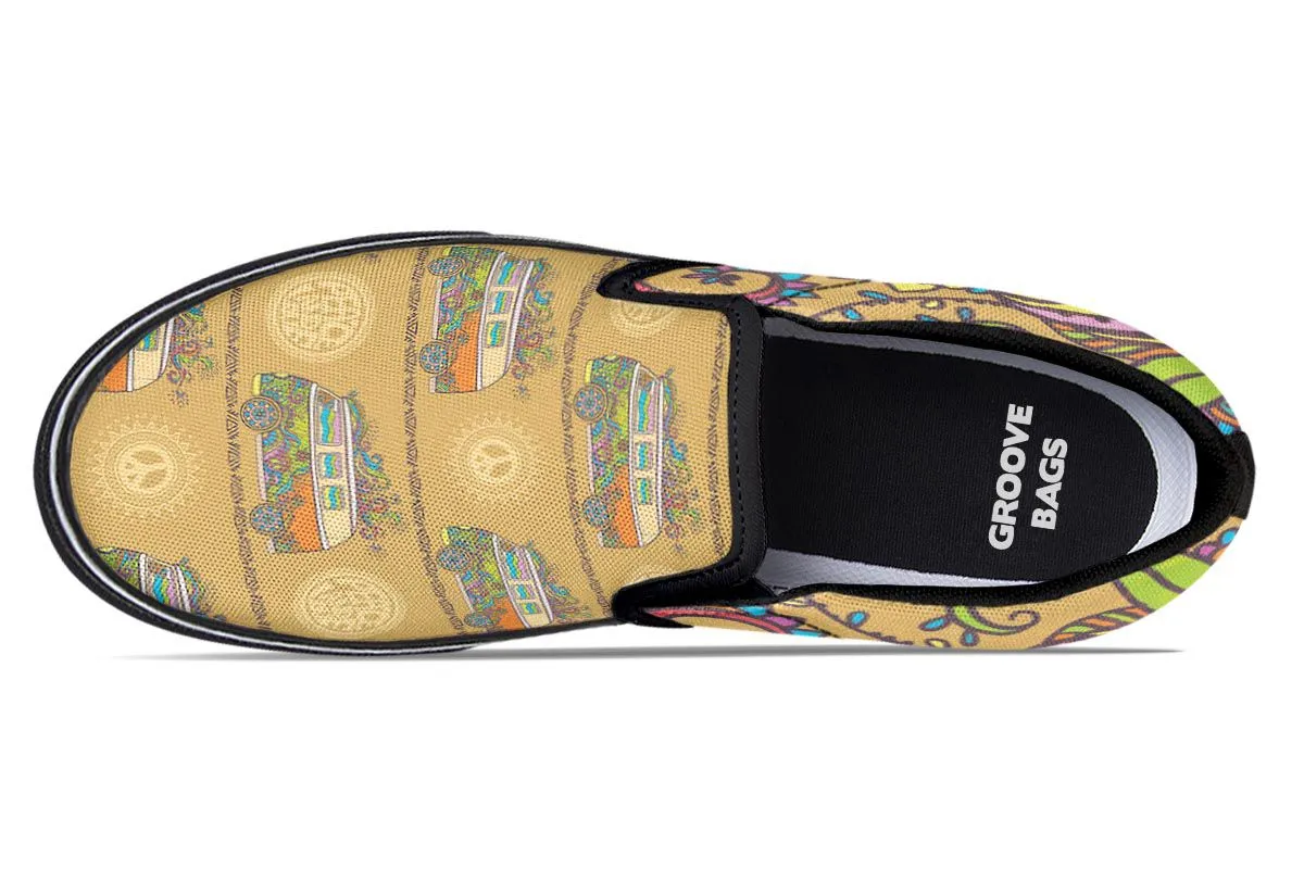 Tribal Hippie Slip-On Shoes
