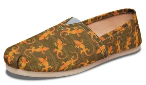 Tribal Lizard Pattern Casual Shoes