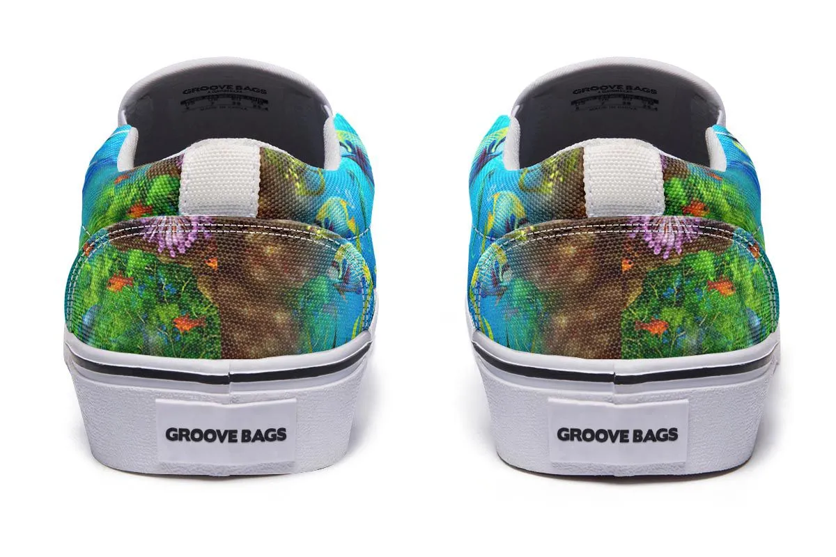 Tropical Ocean Slip-On Shoes