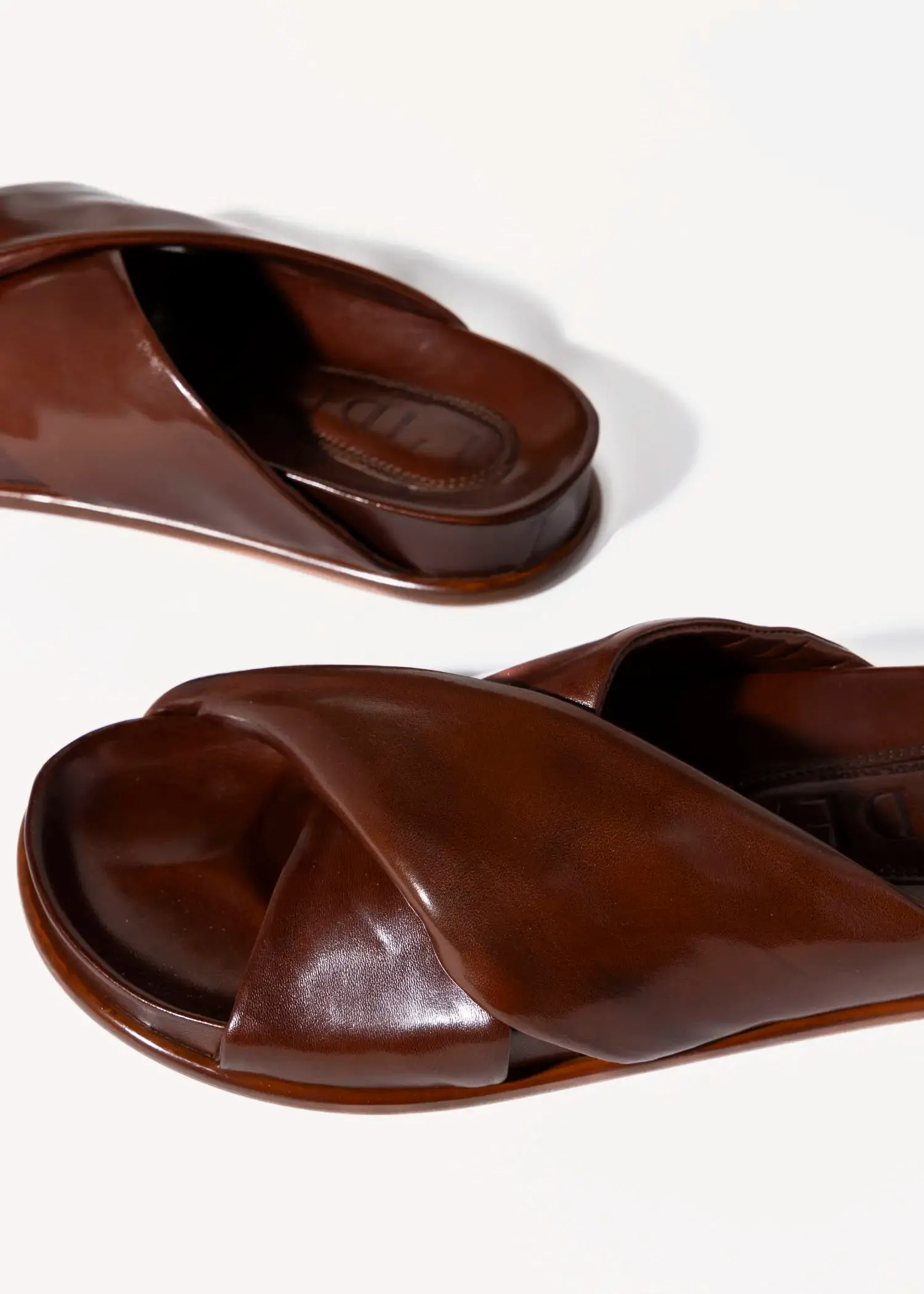 Twist Leather Sandal