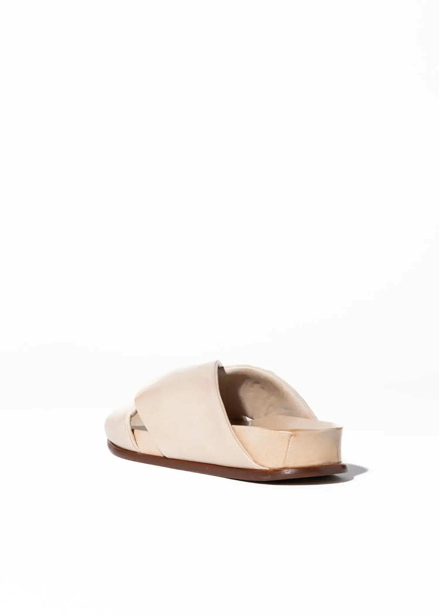 Twist Leather Sandal