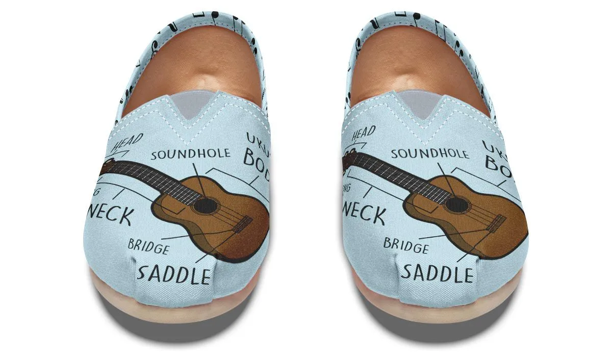 Ukulele Diagram Casual Shoes